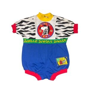 12m Sweet potatoes colorblock jungle romper